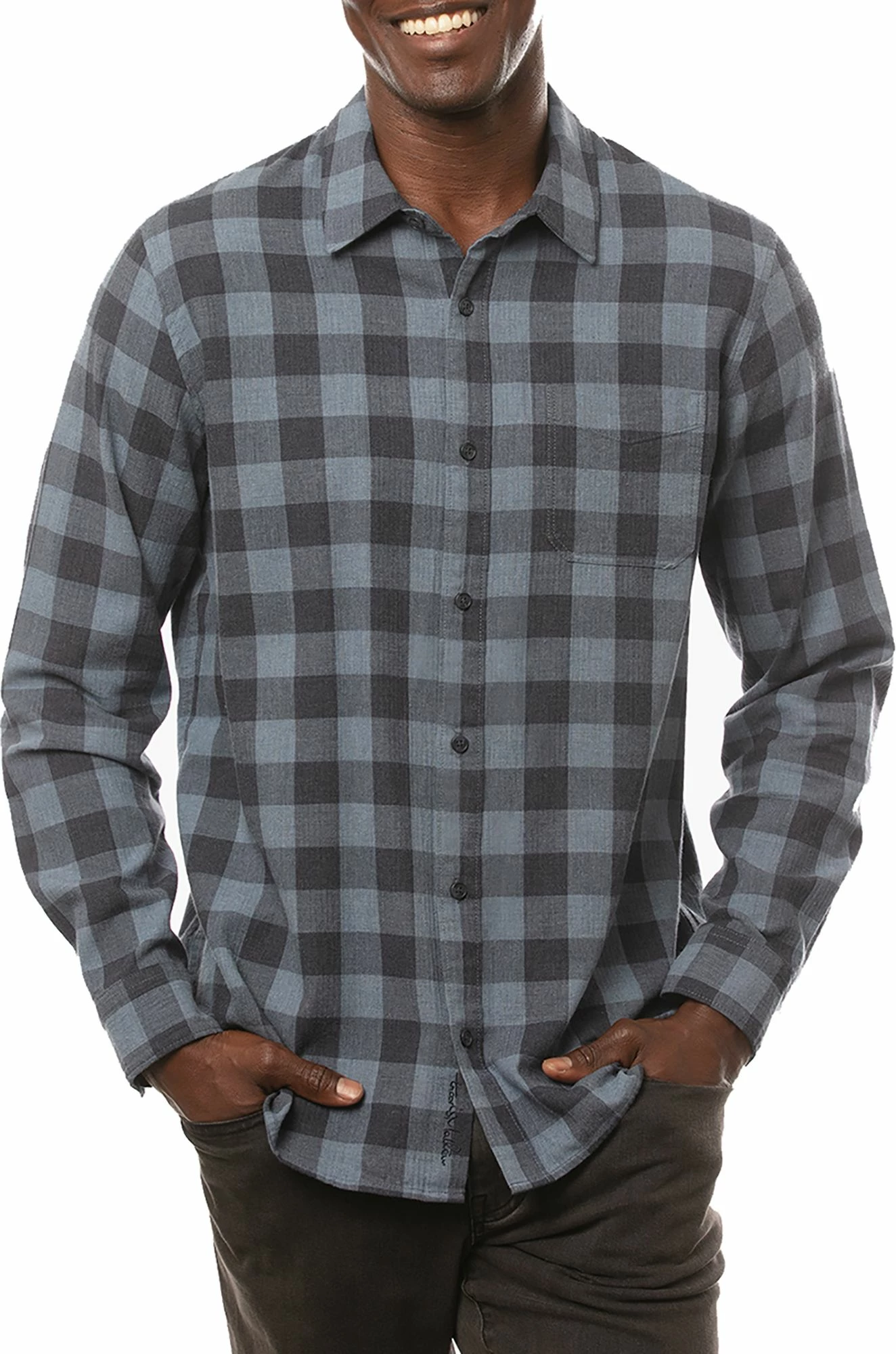 TravisMathew Men's Quinella Long Sleeve Golf Shirt For Men Heather Indigo 3 TravisMathew Men's Quinella Long Sleeve Golf Shirt For Men Heather Indigo