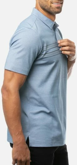 TravisMathew Men's Year After Year Golf Polo For Men Heather Copen Blue -Deals Travis Wear Store unnamed file 1038