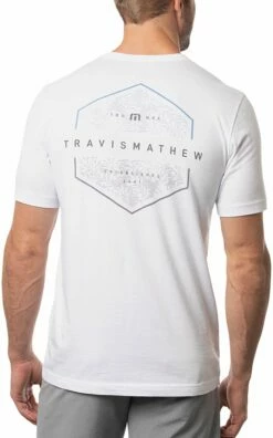 TravisMathew Men's Fire Starter Short Sleeve Golf T-Shirt For Men White 8 TravisMathew Men's Fire Starter Short Sleeve Golf T-Shirt For Men White -Deals Travis Wear Store unnamed file 1046