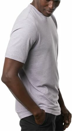 TravisMathew Men's Bird Watching Short Sleeve Golf Shirt For Men Heather Mulled Grape -Deals Travis Wear Store unnamed file 1114