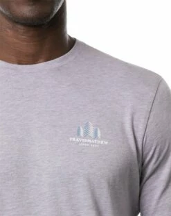 TravisMathew Men's Bird Watching Short Sleeve Golf Shirt For Men Heather Mulled Grape -Deals Travis Wear Store unnamed file 1115
