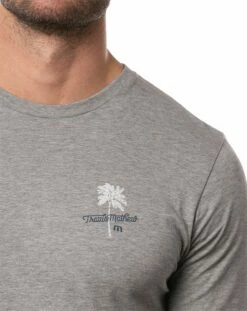 TravisMathew Men's Scenic Overlook Short Sleeve Golf Shirt For Men Heather Grey -Deals Travis Wear Store unnamed file 128