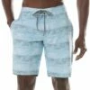 TravisMathew Men's Barnstormed Boardshorts For Men Heather Delphinium -Deals Travis Wear Store unnamed file 137