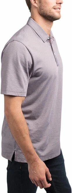 TravisMathew Men's The Zinna Golf Polo For Men Heather Grey -Deals Travis Wear Store unnamed file 151