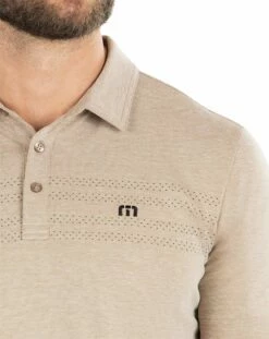 TravisMathew Men's Woodland Golf Polo For Men Heather Portabella -Deals Travis Wear Store unnamed file 167