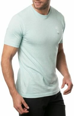 TravisMathew Men's Ontario Golf T-Shirt For Men Heather Petit Four -Deals Travis Wear Store unnamed file 179