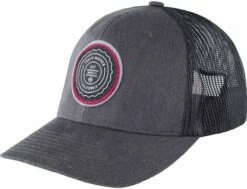 TravisMathew Men's Trip L Golf Hat For Men Heather Grey Pinstripe