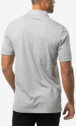 TravisMathew Men's Park It Polo For Men Heather Light Grey -Deals Travis Wear Store unnamed file 264