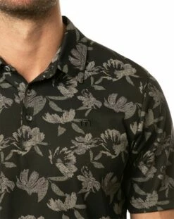 TravisMathew Men's Howling Golf Polo For Men Black -Deals Travis Wear Store unnamed file 276