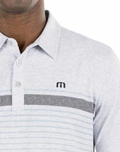 TravisMathew Men's Wildwood Golf Polo For Men Heather Light Grey -Deals Travis Wear Store unnamed file 296