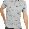 TravisMathew Men's Outfresh Golf Polo For Men Heather Medium Grey -Deals Travis Wear Store unnamed file 305