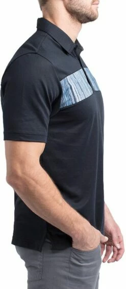TravisMathew Men's Recordian Golf Polo For Men Black -Deals Travis Wear Store unnamed file 334