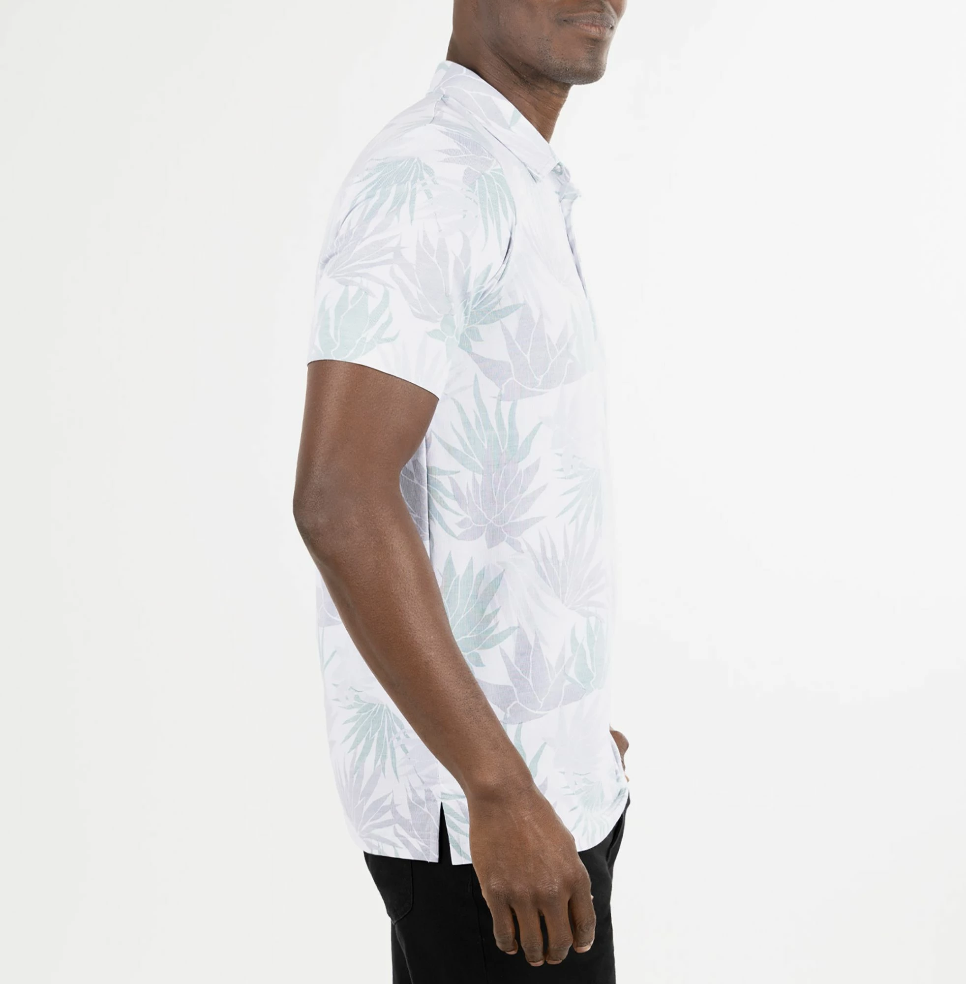 TravisMathew Men's Mogul Golf Polo For Men White 5 TravisMathew Men's Mogul Golf Polo For Men White - Image 3