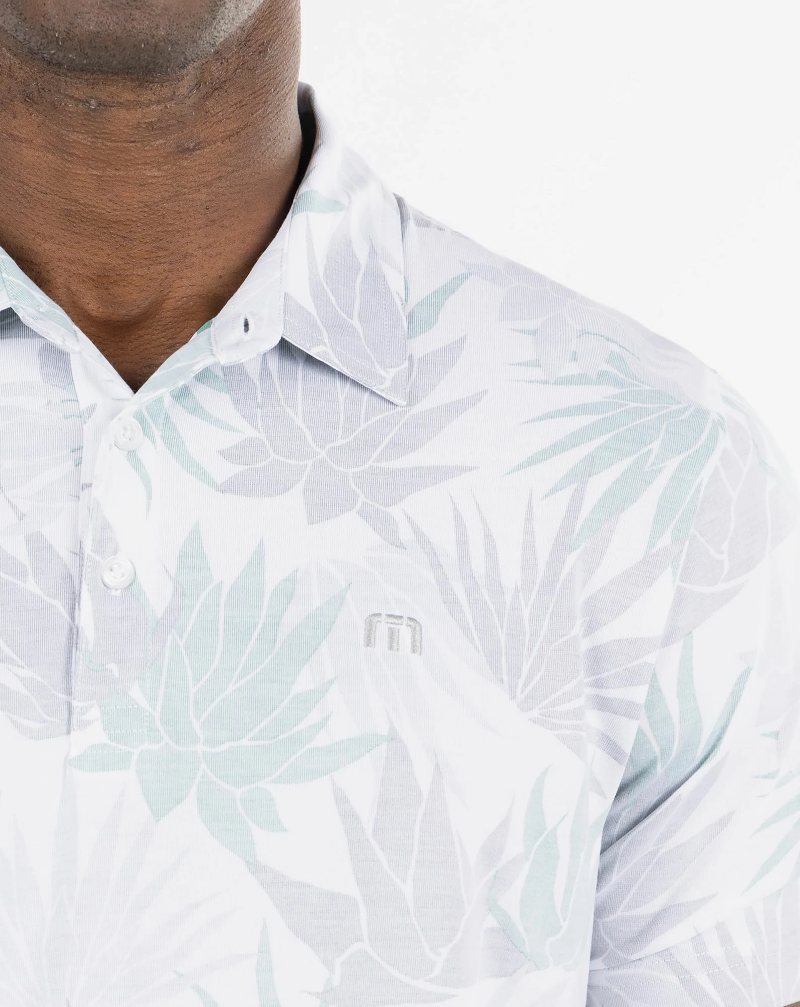 TravisMathew Men's Mogul Golf Polo For Men White 6 TravisMathew Men's Mogul Golf Polo For Men White - Image 4