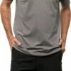 TravisMathew Men's Out For The Night Polo For Men Heather Quiet Shade -Deals Travis Wear Store unnamed file 357