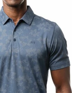 TravisMathew Men's Hootenanny Golf Polo For Men Sargasso Sea -Deals Travis Wear Store unnamed file 365