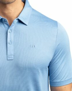 TravisMathew Men's Upgrade Golf Polo For Men Heather Brilliant Blue 9 TravisMathew Men's Upgrade Golf Polo For Men Heather Brilliant Blue -Deals Travis Wear Store unnamed file 374