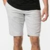 TravisMathew Men's Starboard Golf Shorts For Men Heather Sleet -Deals Travis Wear Store unnamed file 376