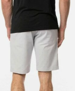 TravisMathew Men's Starboard Golf Shorts For Men Heather Sleet -Deals Travis Wear Store unnamed file 378