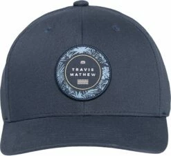 TravisMathew Men's Carbon Mesa Golf Hat For Men Blue Nights