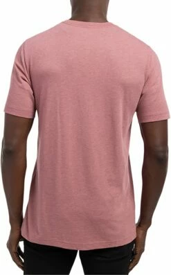 TravisMathew Men's Bliss Index Golf T-Shirt For Men Heather Ruby Wine -Deals Travis Wear Store unnamed file 408