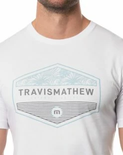 TravisMathew Men's Grand Rapids Golf T-Shirt For Men White -Deals Travis Wear Store unnamed file 469
