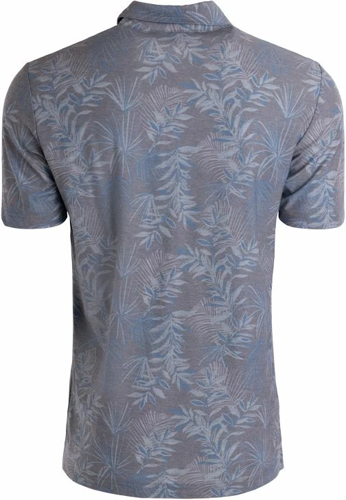 TravisMathew Men's Patio Time Golf Polo For Men Heather Medium Grey 4 TravisMathew Men's Patio Time Golf Polo For Men Heather Medium Grey - Image 2