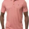 TravisMathew Men's Seas The Day Golf Polo For Men Heather Garnet Rose -Deals Travis Wear Store unnamed file 525