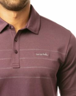 TravisMathew Men's Hangover Cure Golf Polo For Men Heather Mauve 7 TravisMathew Men's Hangover Cure Golf Polo For Men Heather Mauve -Deals Travis Wear Store unnamed file 541