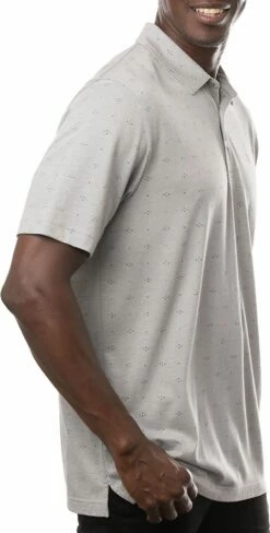 TravisMathew Men's Booze Clues Golf Polo For Men Heather Light Grey 8 TravisMathew Men's Booze Clues Golf Polo For Men Heather Light Grey -Deals Travis Wear Store unnamed file 544