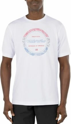 TravisMathew Men's Rocket Science Golf T-Shirt For Men White