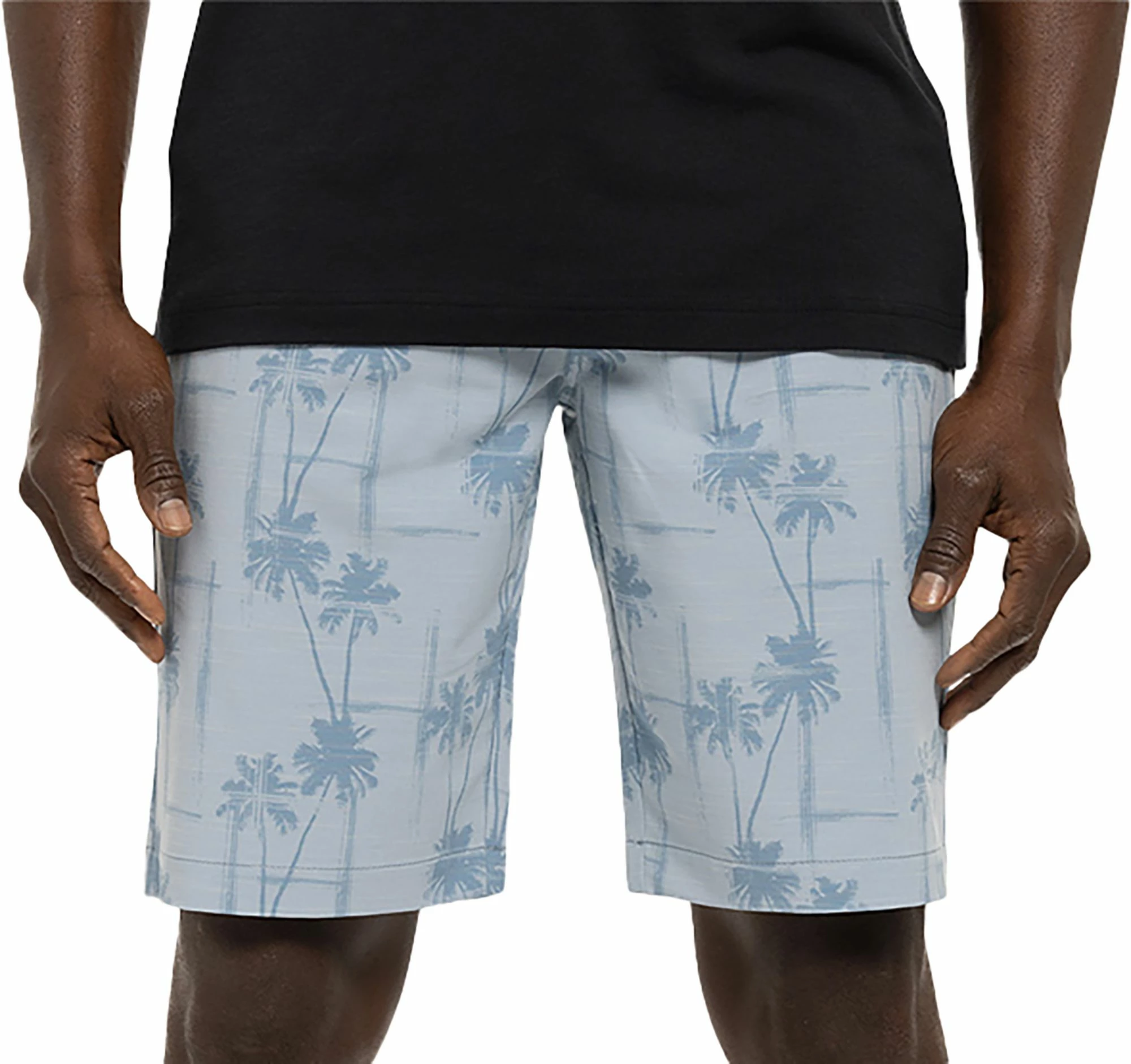 TravisMathew Men's Smooth Talker Golf Shorts For Men Heather Faded Denim 3 TravisMathew Men's Smooth Talker Golf Shorts For Men Heather Faded Denim