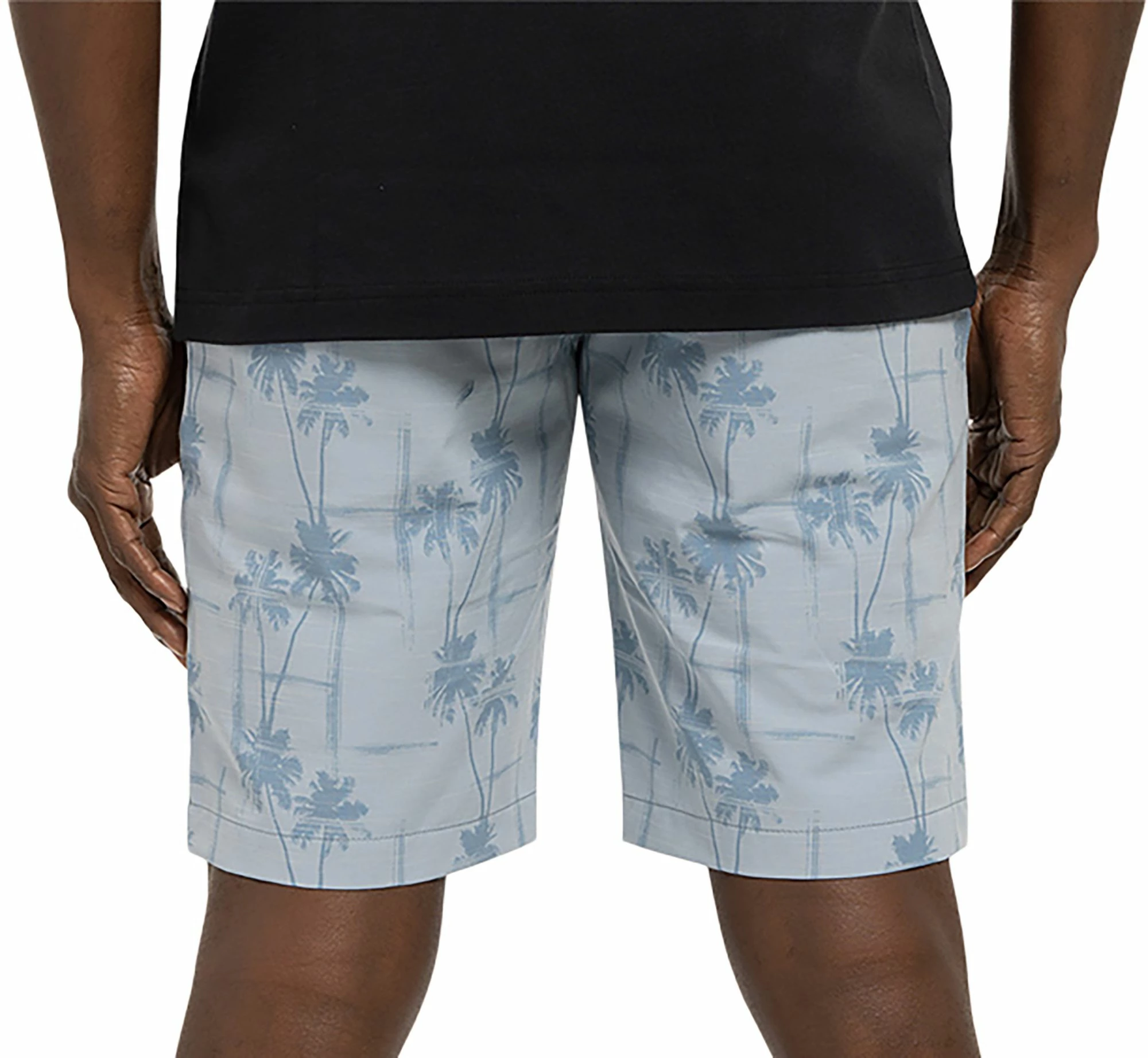 TravisMathew Men's Smooth Talker Golf Shorts For Men Heather Faded Denim 4 TravisMathew Men's Smooth Talker Golf Shorts For Men Heather Faded Denim - Image 2
