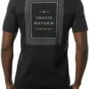 TravisMathew Men's The Reel World Golf T-Shirt For Men Black -Deals Travis Wear Store unnamed file 637