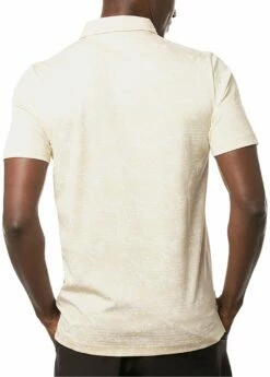 TravisMathew Men's On Porpoise Golf Polo For Men Heather Pale Sunset -Deals Travis Wear Store unnamed file 658