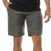 TravisMathew Men's Go Fish Golf Shorts For Men Heather Grey Pinstripe -Deals Travis Wear Store unnamed file 660