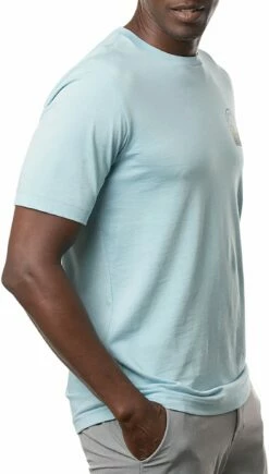 TravisMathew Men's Sunlight Snooze Golf T-Shirt For Men Delphinium -Deals Travis Wear Store unnamed file 666