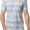 TravisMathew Men's High Spirits Golf Polo For Men Heather Light Grey -Deals Travis Wear Store unnamed file 731