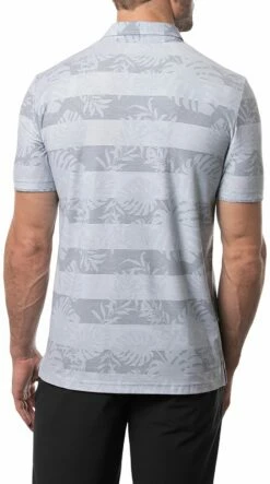 TravisMathew Men's High Spirits Golf Polo For Men Heather Light Grey -Deals Travis Wear Store unnamed file 733