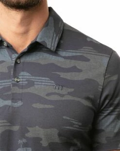TravisMathew Men's Heater Camo Golf Polo For Men Gray -Deals Travis Wear Store unnamed file 783