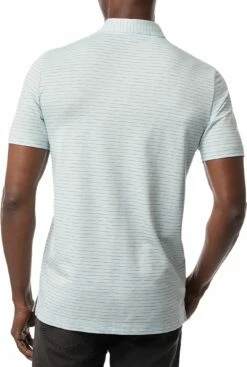 TravisMathew Men's O Line Golf Polo For Men Heather Airy Blue -Deals Travis Wear Store unnamed file 793