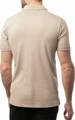 TravisMathew Men's Connect The Dots Golf Polo For Men Heather Portabella -Deals Travis Wear Store unnamed file 838