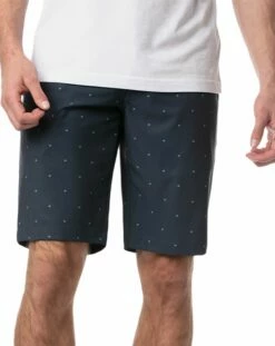 TravisMathew Men's T Bird Golf Shorts For Men Blue Night