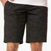 TravisMathew Men's Sneak A Peak Golf Shorts For Men Heather Grey Pinstripe -Deals Travis Wear Store unnamed file 892