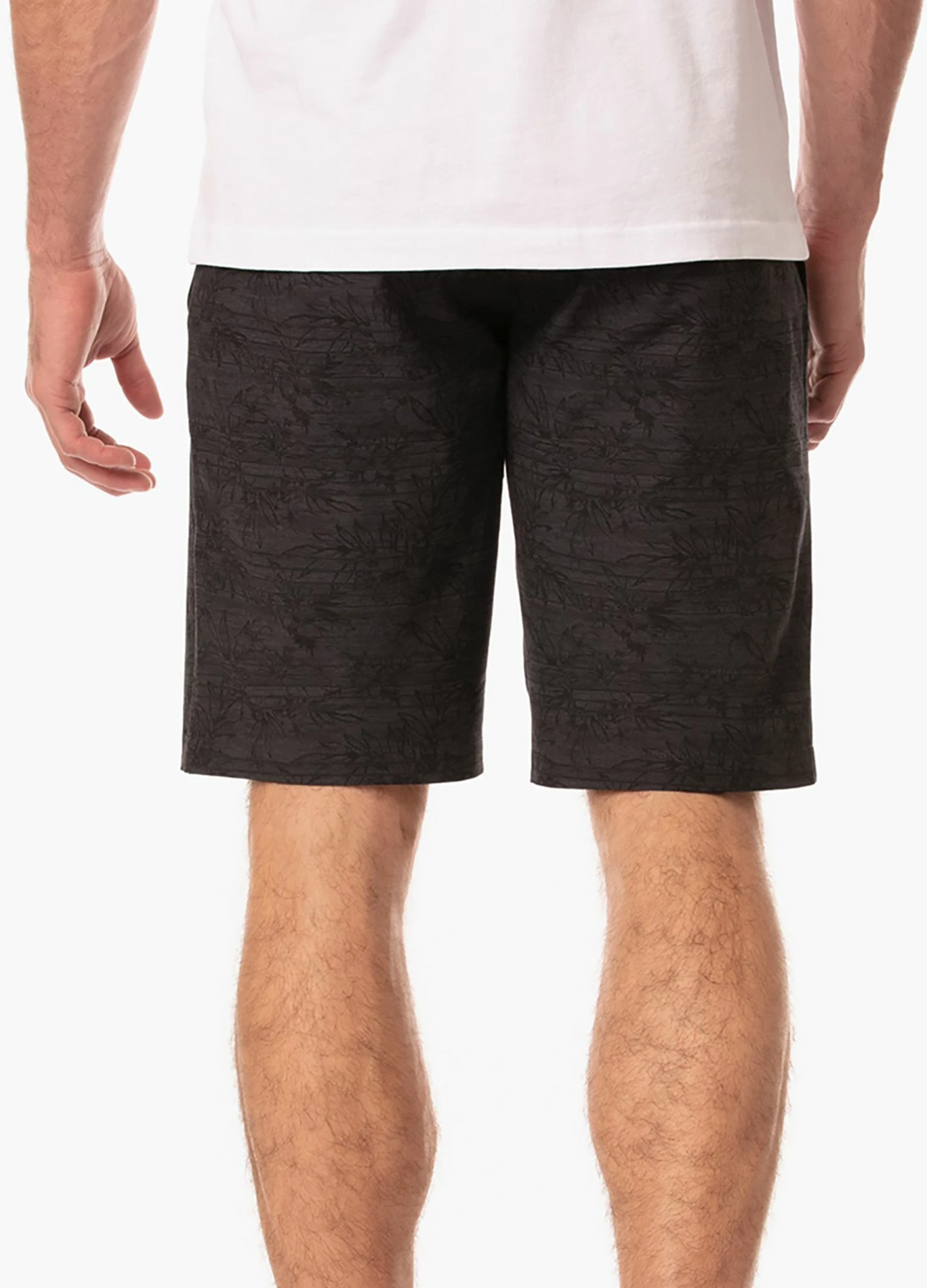 TravisMathew Men's Sneak A Peak Golf Shorts For Men Heather Grey Pinstripe 4 TravisMathew Men's Sneak A Peak Golf Shorts For Men Heather Grey Pinstripe - Image 2