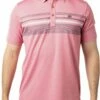 TravisMathew Men's Candy Apple Golf Polo For Men Heather Cardinal -Deals Travis Wear Store unnamed file 896