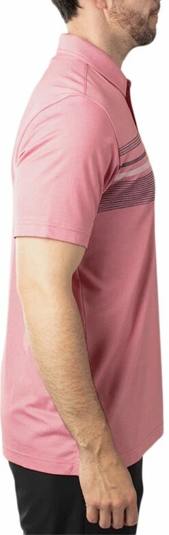 TravisMathew Men's Candy Apple Golf Polo For Men Heather Cardinal -Deals Travis Wear Store unnamed file 898