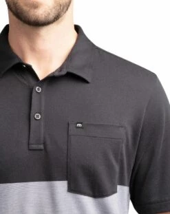 TravisMathew Men's Caddy Daddy Golf Polo For Men Black -Deals Travis Wear Store unnamed file 903