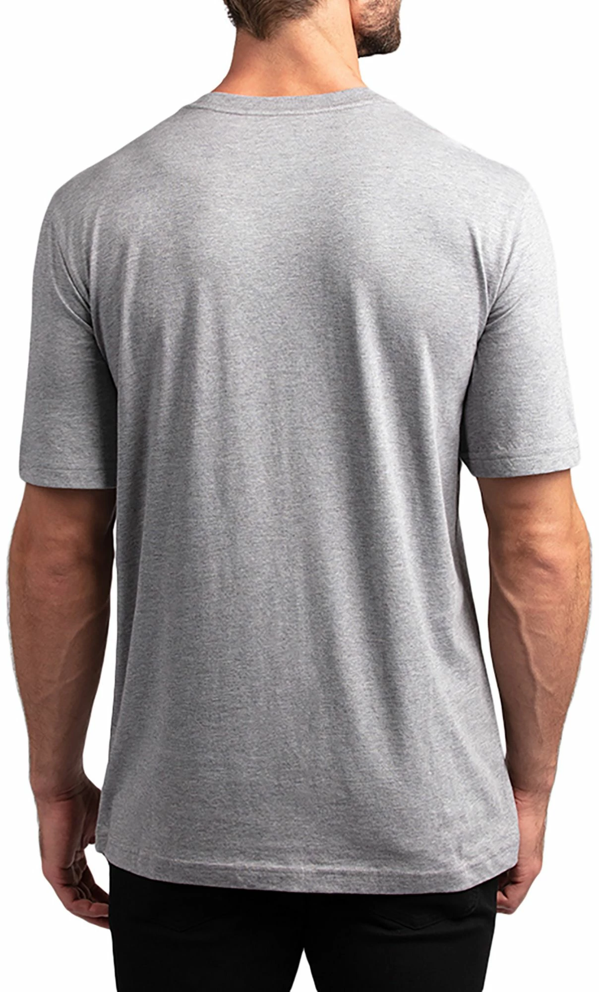 TravisMathew Men's Thin Air Golf T-Shirt For Men Heather Grey 4 TravisMathew Men's Thin Air Golf T-Shirt For Men Heather Grey - Image 2