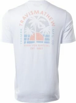 TravisMathew Men's Superyacht Short Sleeve Golf T-Shirt For Men White -Deals Travis Wear Store unnamed file 914